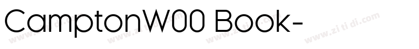 CamptonW00 Book字体转换 CamptonW00 Book字体转换